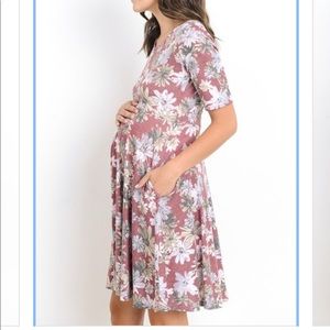 Hello Miz Floral Maternity Dress Size L